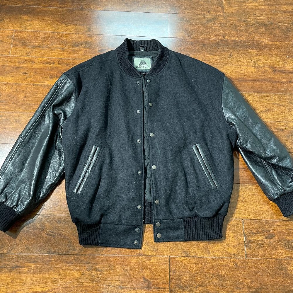 Burk's Bay Men's Varsity Jacket - Size Large